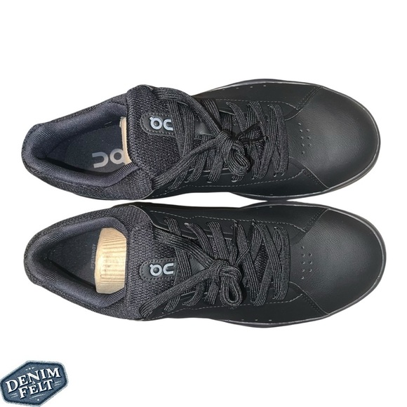 On Running Cloud Womens All Black THE ROGER Advantage Sneakers/Shoes | NEW/NIB🖤 - Picture 8 of 16